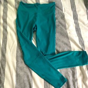 KFT 7/8 Length Teal Leggings